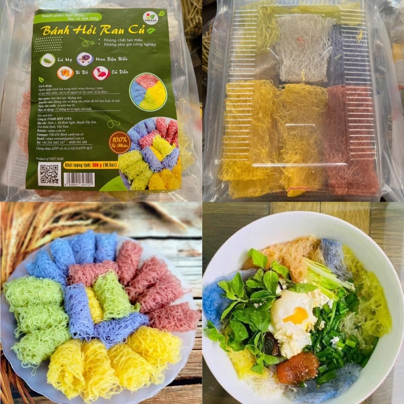 BÁNH HỎI RAU CỦ " ngâm 1 phút có ăn" phù hợp người ăn kiêng