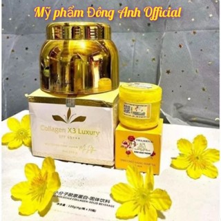 Combo Kem Body Collagen X3 Luxury Và Kem Kích Trắng Collagen X3 Đông Anh