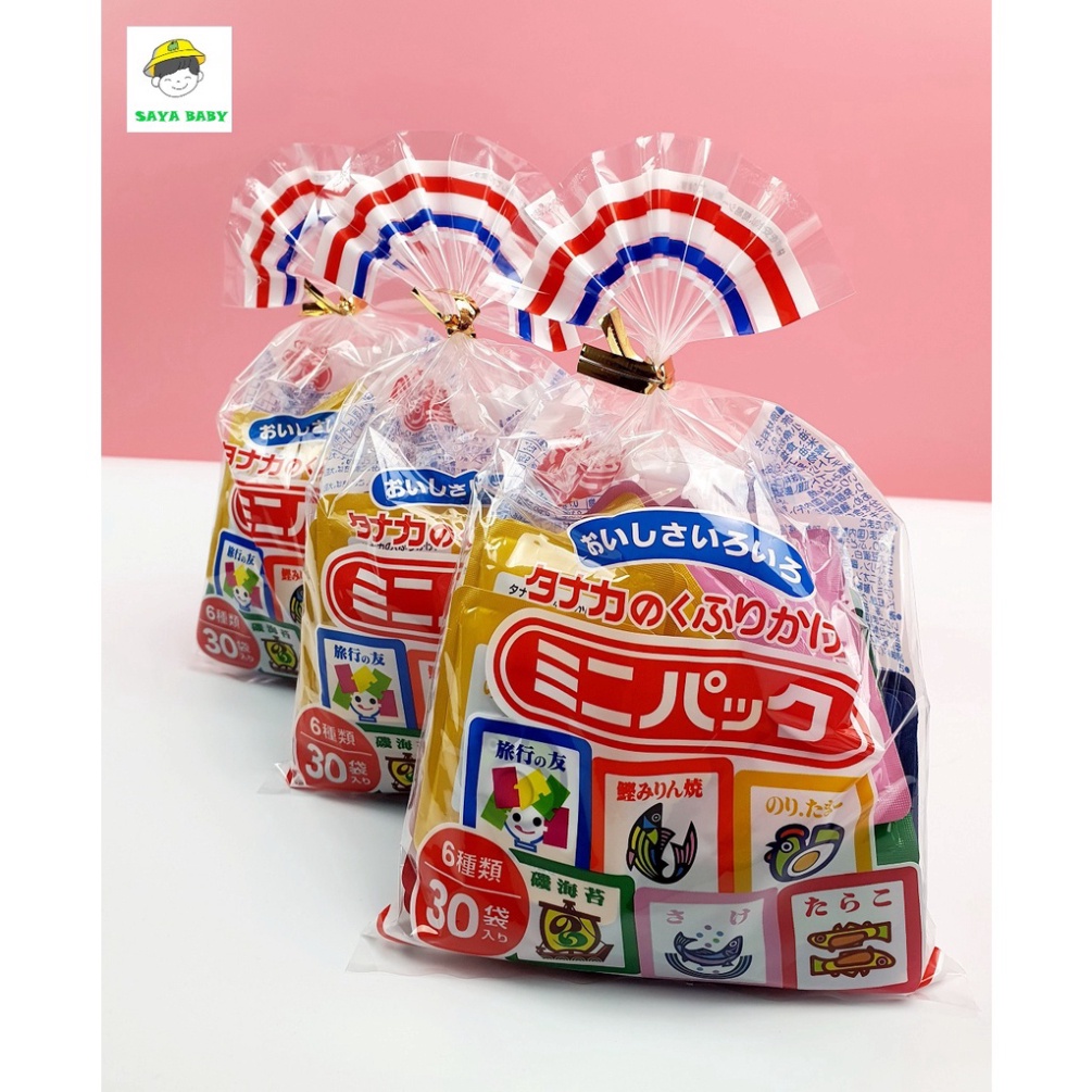 ⚠️HOT⚠️ Gia Vị Rắc Cơm Tanaka Food 6 Vị 30 Gói 60G nội địa Nhật Bản