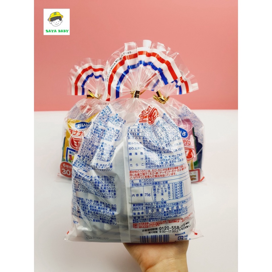 ⚠️HOT⚠️ Gia Vị Rắc Cơm Tanaka Food 6 Vị 30 Gói 60G nội địa Nhật Bản