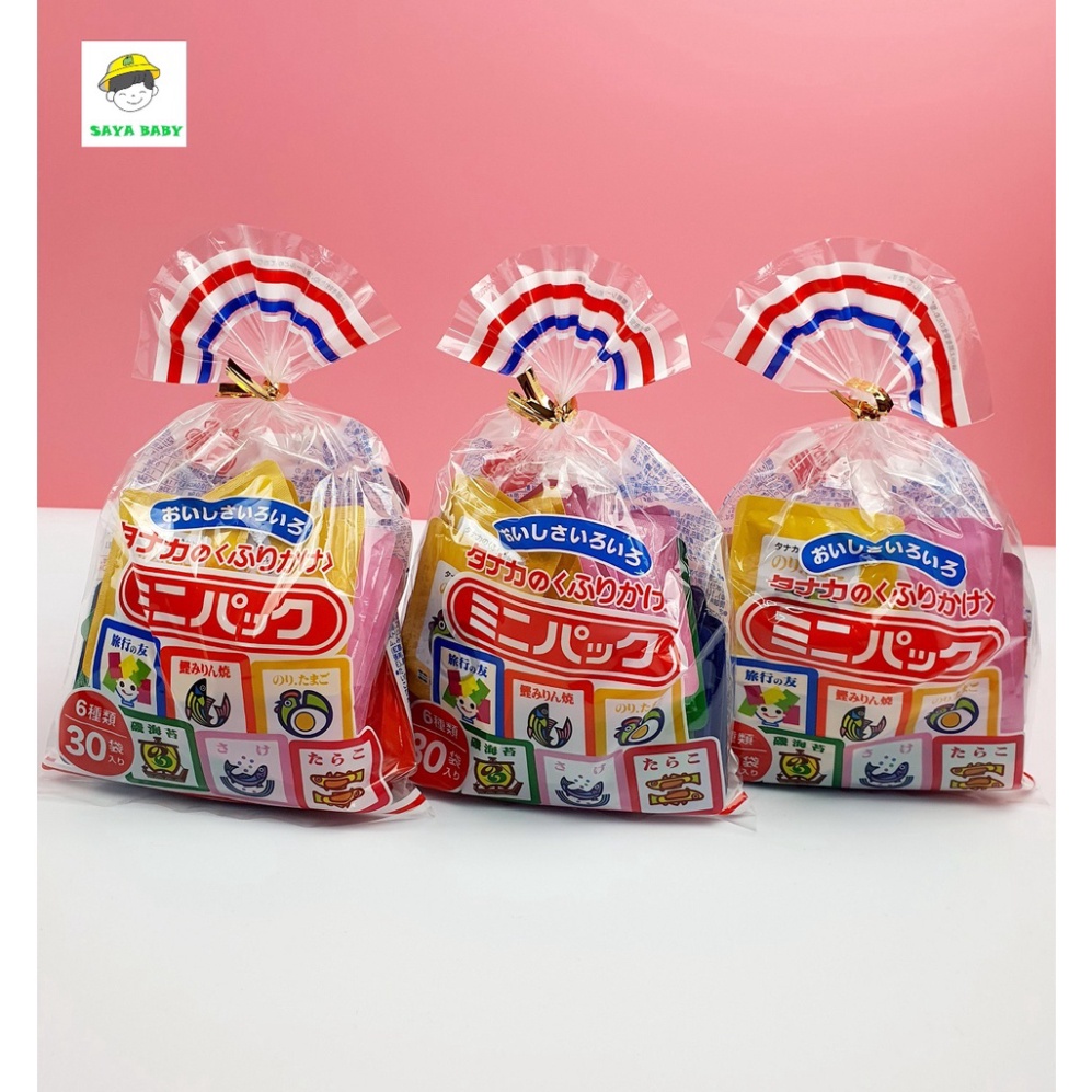 ⚠️HOT⚠️ Gia Vị Rắc Cơm Tanaka Food 6 Vị 30 Gói 60G nội địa Nhật Bản
