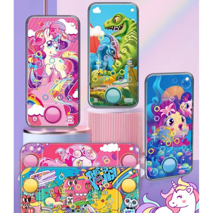 Đồ chơi điện thoại bắn vòng nước cầm tay cho bé