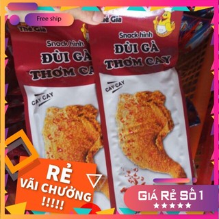 Snack Hình Đùi GÀ Thơm Cay, snack cay thơm ngon tuổi thơ