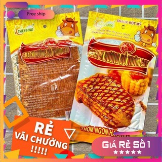 Snack hương bò miếng thơm cay, ăn vặt tuổi thơ