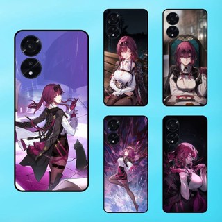 Ốp lưng điện thoại Oppo A78 viền đen Kafka Honkai Star Rail