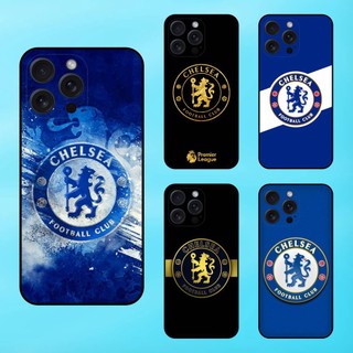 Ốp lưng điện thoại iPhone 15 Pro Max viền đen Chelsea FC