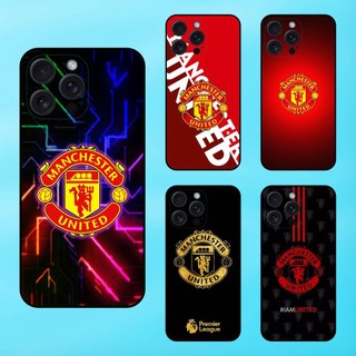 Ốp lưng điện thoại iphone 15 pro max viền đen clb bóng đá mu
