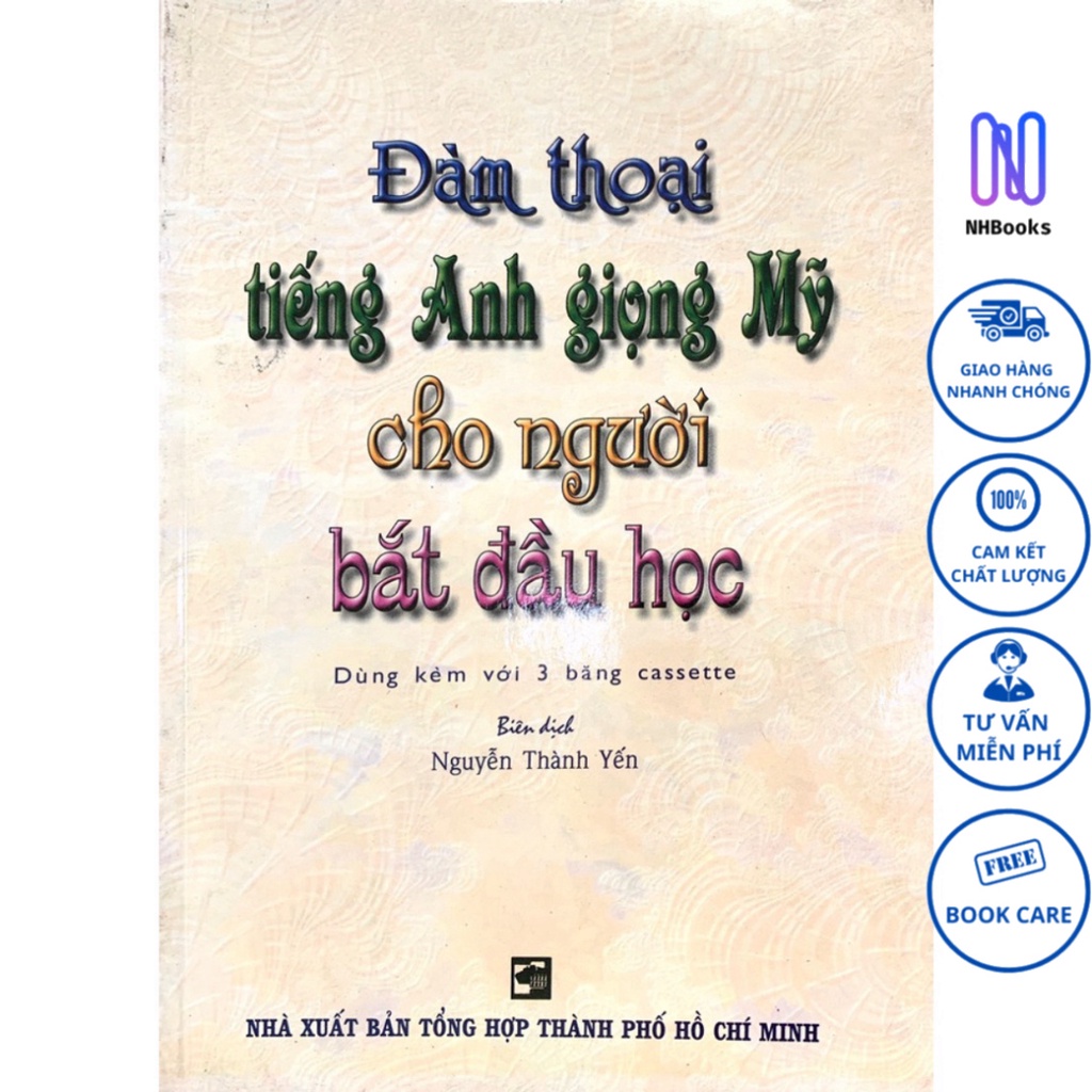 Sách - Đàm thoại tiếng Anh giọng Mỹ cho người bắt đầu học - NHBOOK - NTV