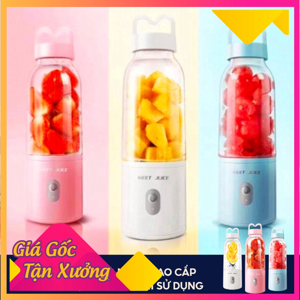 Máy Xay Sinh Tố Cầm Tay Meet Juice 500ml chính hãng