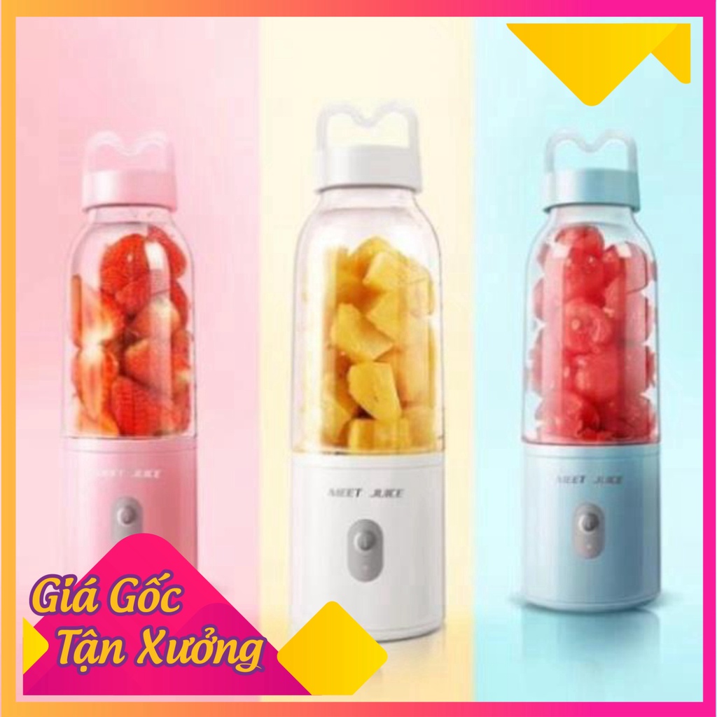 Máy Xay Sinh Tố Cầm Tay Meet Juice 500ml chính hãng