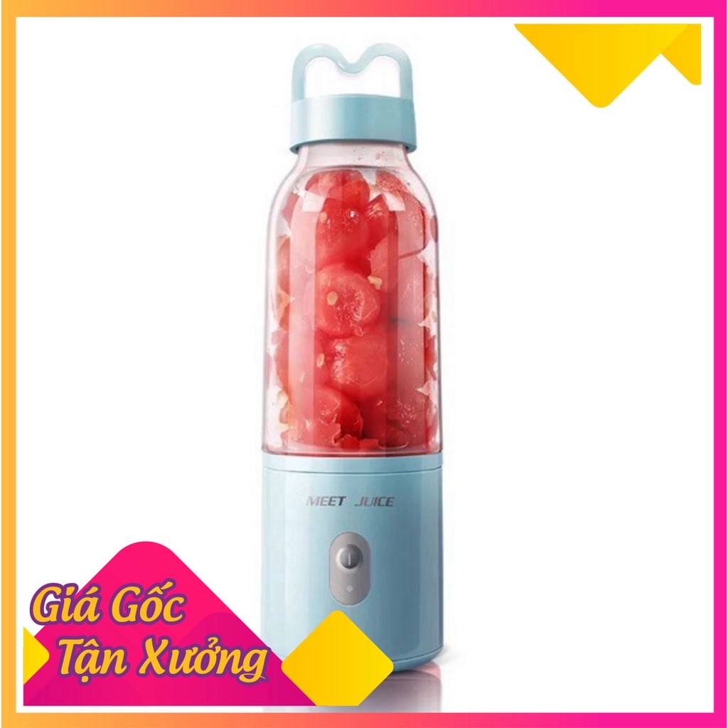 Máy Xay Sinh Tố Cầm Tay Meet Juice 500ml chính hãng