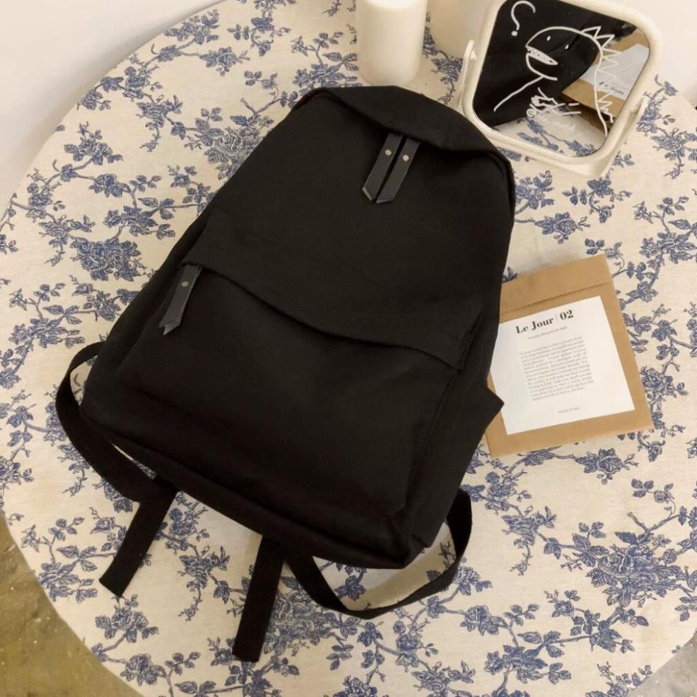 Balo nữ balo nam giá rẻ thời trang đi học đựng laptop phong cách basic ulzzang BL3