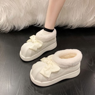 Giày boot đế dày cổ ngắn thiết kế mới thời trang theo phong cách hàn quốc