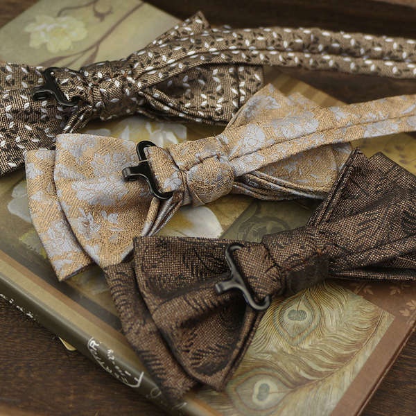 Hàng Mới Về Cà Vạt Nơ Họa Tiết Sọc Thời Trang Cho Nam