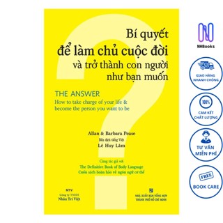 Sách - bí quyết để làm chủ cuộc đời và trở thành con người như bạn muốn - nhbook - ntv