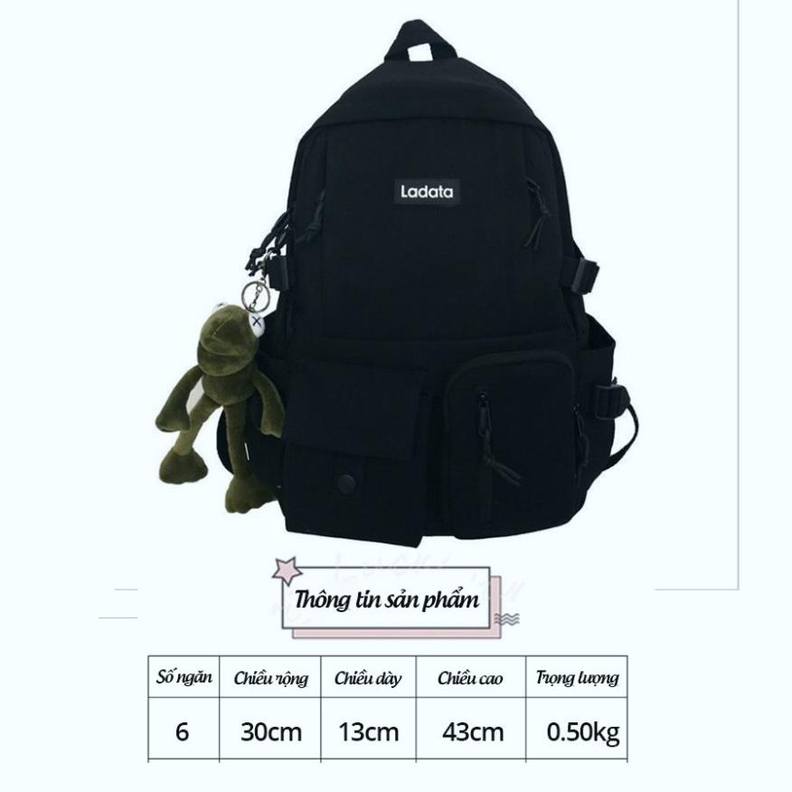 Balo nữ đi học thiết kế nhiều ngăn màu sắc trẻ trung BL5