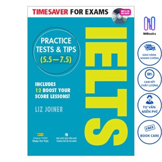 Sách - timesaver for exams - ielts practice tests & tips 5.5 - 7.5 - nhbook - ntv