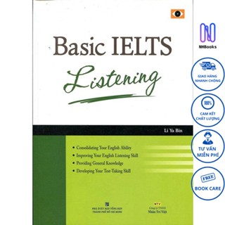 Sách - Basic IELTS Listening - Kèm Theo CD (Tái Bản) - NHBOOK - NTV