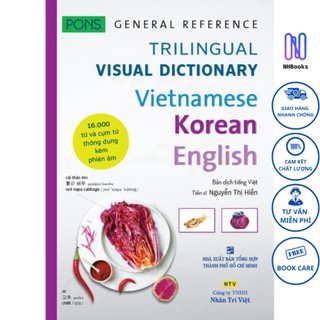 Sách - Pons General Reference – Trilingual Visual Dictionary Vietnamese–Korean–English - NHBOOK - NTV