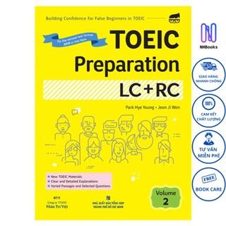 Sách - toeic preparation lc + rc volume 2 - nhbook - ntv