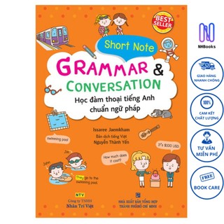 Sách - short note grammar & conversation - học đàm thoại tiếng anh chuẩn ngữ pháp - nhbook - ntv