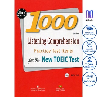 Sách - 1000 listening comprehension practice test items for the new toeic test - tái bản 2016 - nhboo