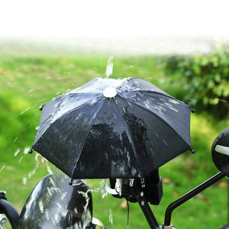 Giá Đỡ Điện Thoại Gắn Xe Máy Kèm Ô Che Mưa Che Nắng Tiện Lợi