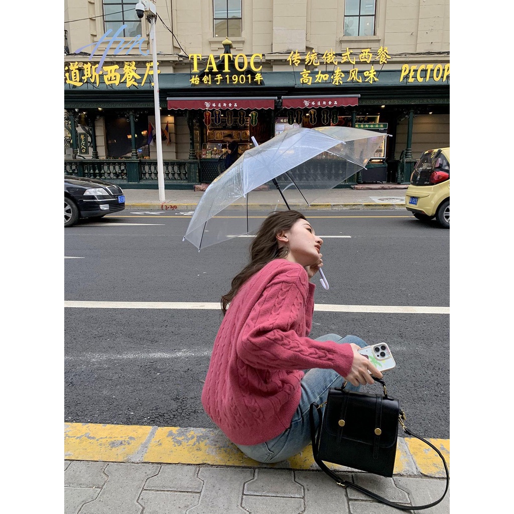 Áo sweater Dệt Kim Tay Dài Thiết Kế Mới Thời Trang Thu Đông 2023