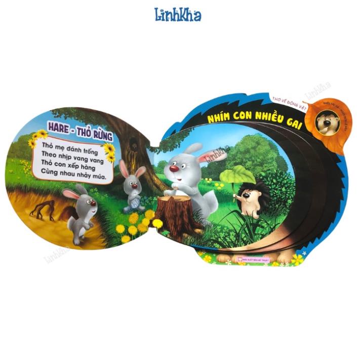 Sách Thơ Về Động Vật - Được Làm Theo Hình Các Bạn Thú Cho Các Bé Nhỏ Thích Đọc Sách - Tân Việt