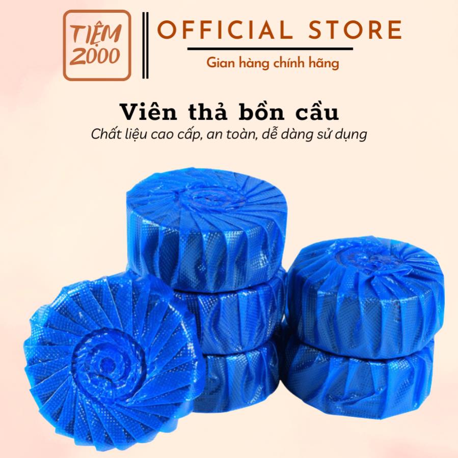 Túi 10 viên thả bồn cầu nhà vệ sinh, viên thả khử mùi diệt khuẩn làm sạch mảng bám, an toàn cho người sửu dụng