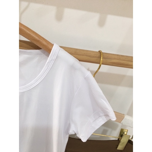 Áo thun basic trắng tinh size S