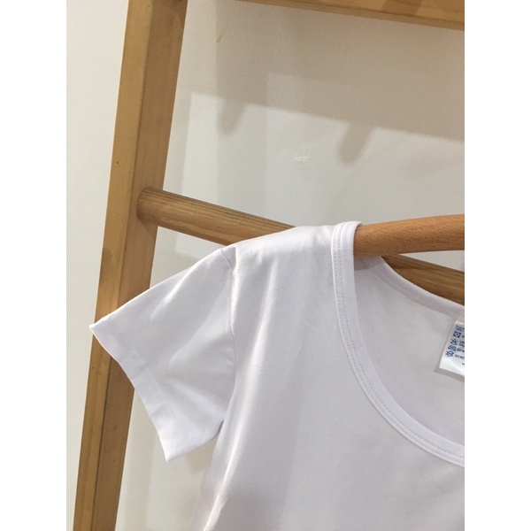 Áo thun basic trắng tinh size S