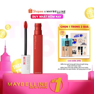 Son Kem Lì 16h Lâu Trôi Maybelline New York Super Stay Matte Ink City Edition Lipstick 5ml
