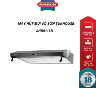 [Chính hãng] Máy hút mùi Sunhouse SHB6118B