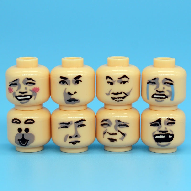 Bộ Đồ Chơi Lắp Ráp Mô Hình Emoji Vui Nhộn