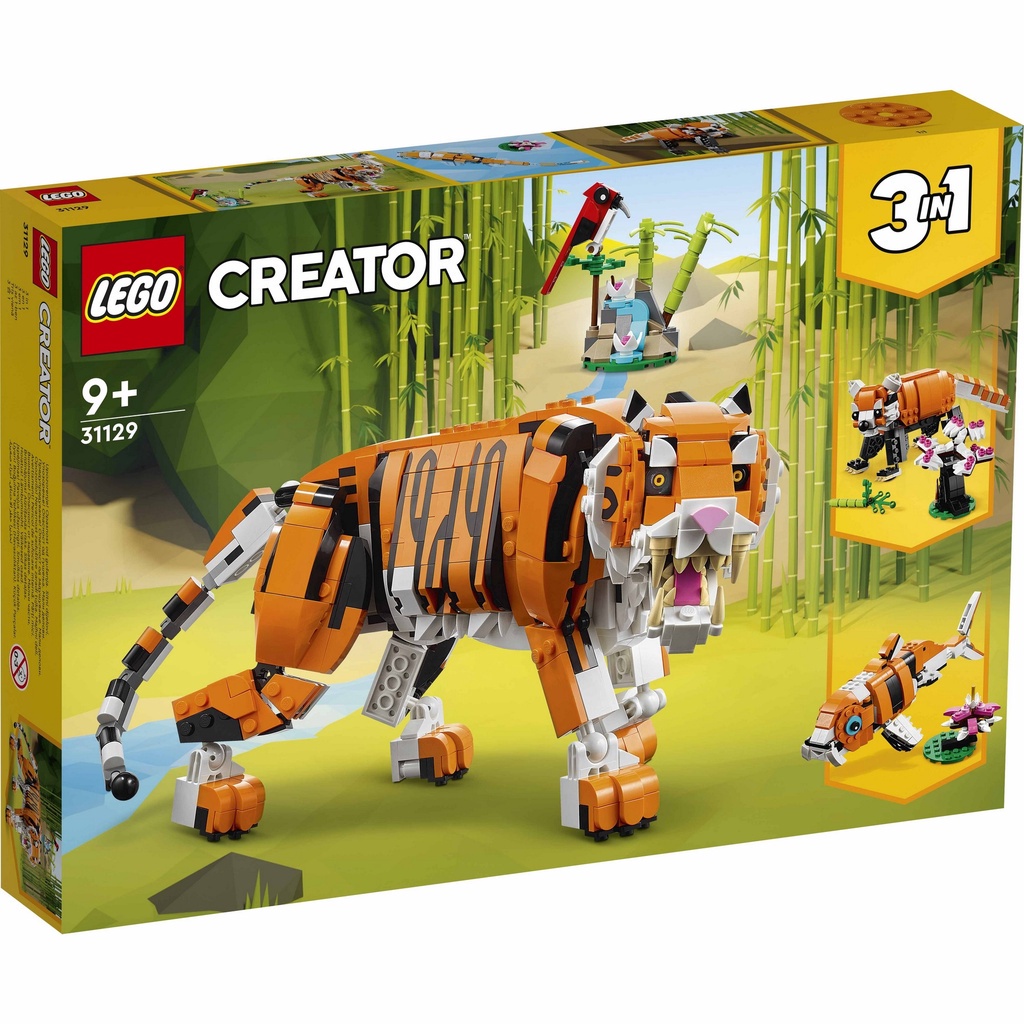 [Mã LIFEMC06CBAU giảm 50k đơn 350k] LEGO Creator 3in1 31129 Bộ Lắp Ráp Mãnh Hổ (755 chi tiết)