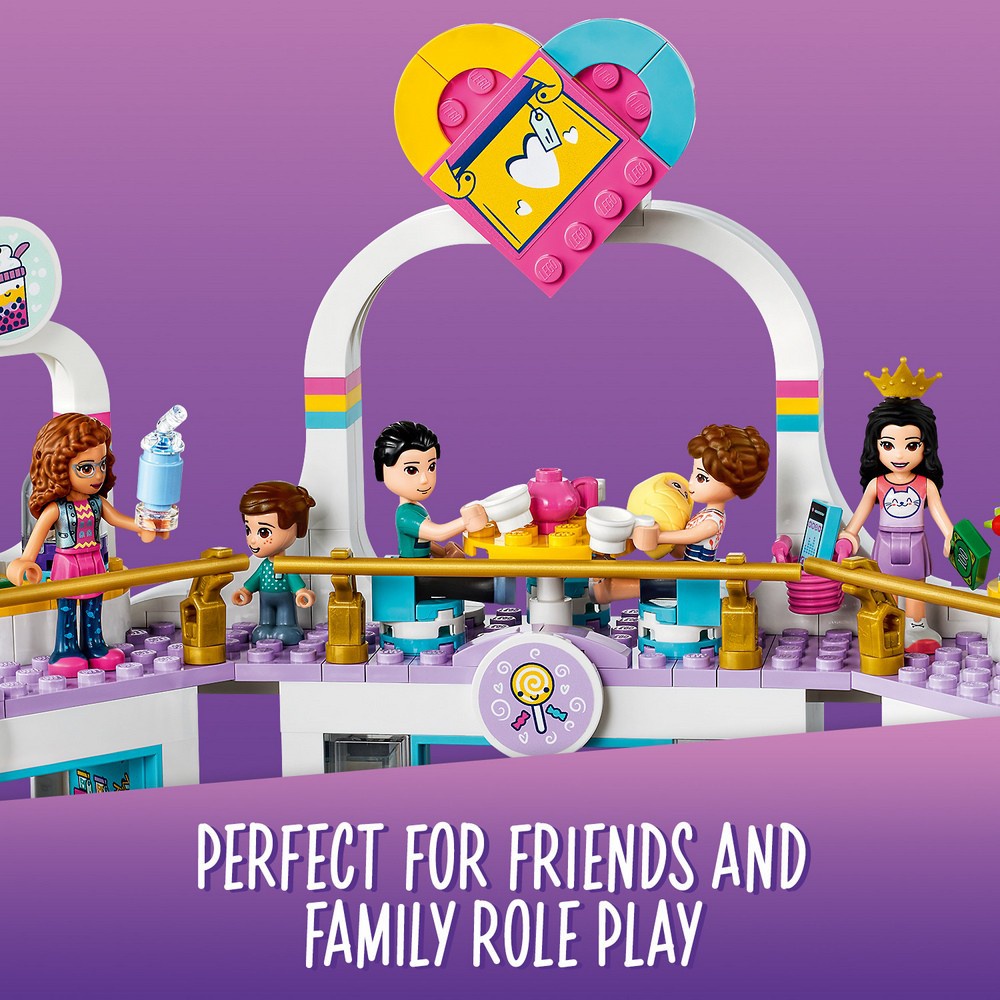 [Mã LEGO24802 giảm 12% đơn 1299K] LEGO FRIENDS 41450 Trung Tâm Mua Sắm Heartlake (1032 Chi tiết) Đồ chơi cho bé gái