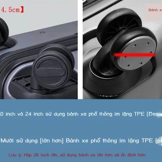 Xiaomi 90 điểm  vali nam nữ sinh viên mật khẩu hộp đựng đồ lên máy bay siêu nhẹ đại học