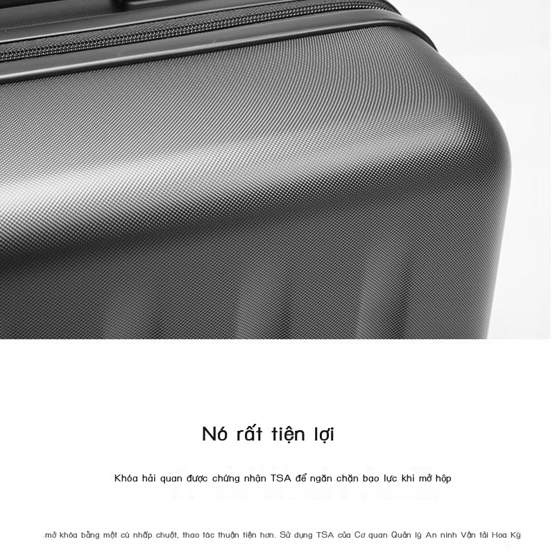 Xiaomi 90 điểm  vali nam nữ sinh viên mật khẩu hộp đựng đồ lên máy bay siêu nhẹ đại học