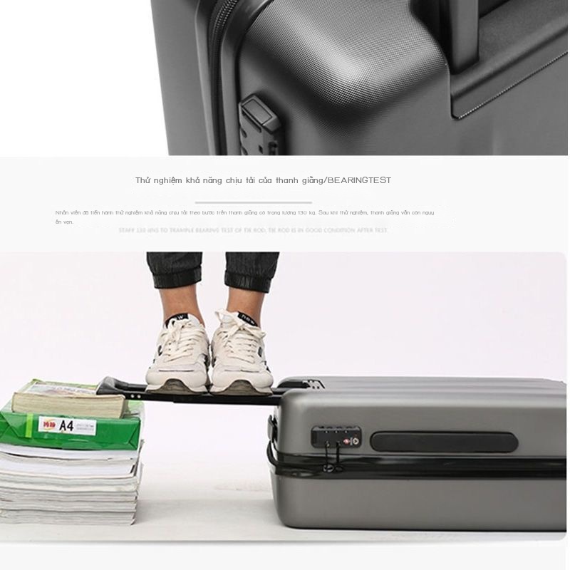 Xiaomi 90 điểm  vali nam nữ sinh viên mật khẩu hộp đựng đồ lên máy bay siêu nhẹ đại học