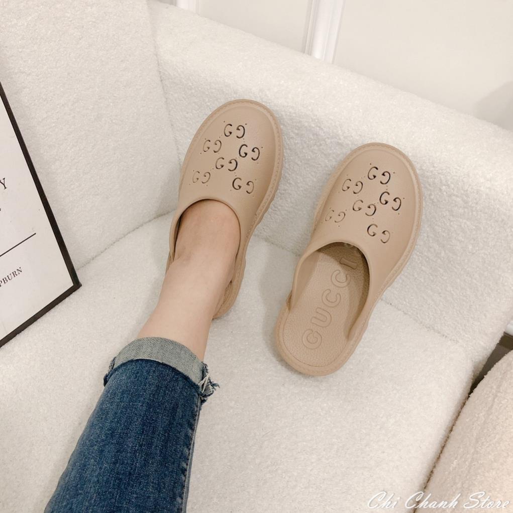 Dép sục nữ 3p dép cross đế bánh mì chất cao su đúc nhẹ siêu bền đi cực êm Chi Chanh Store G62
