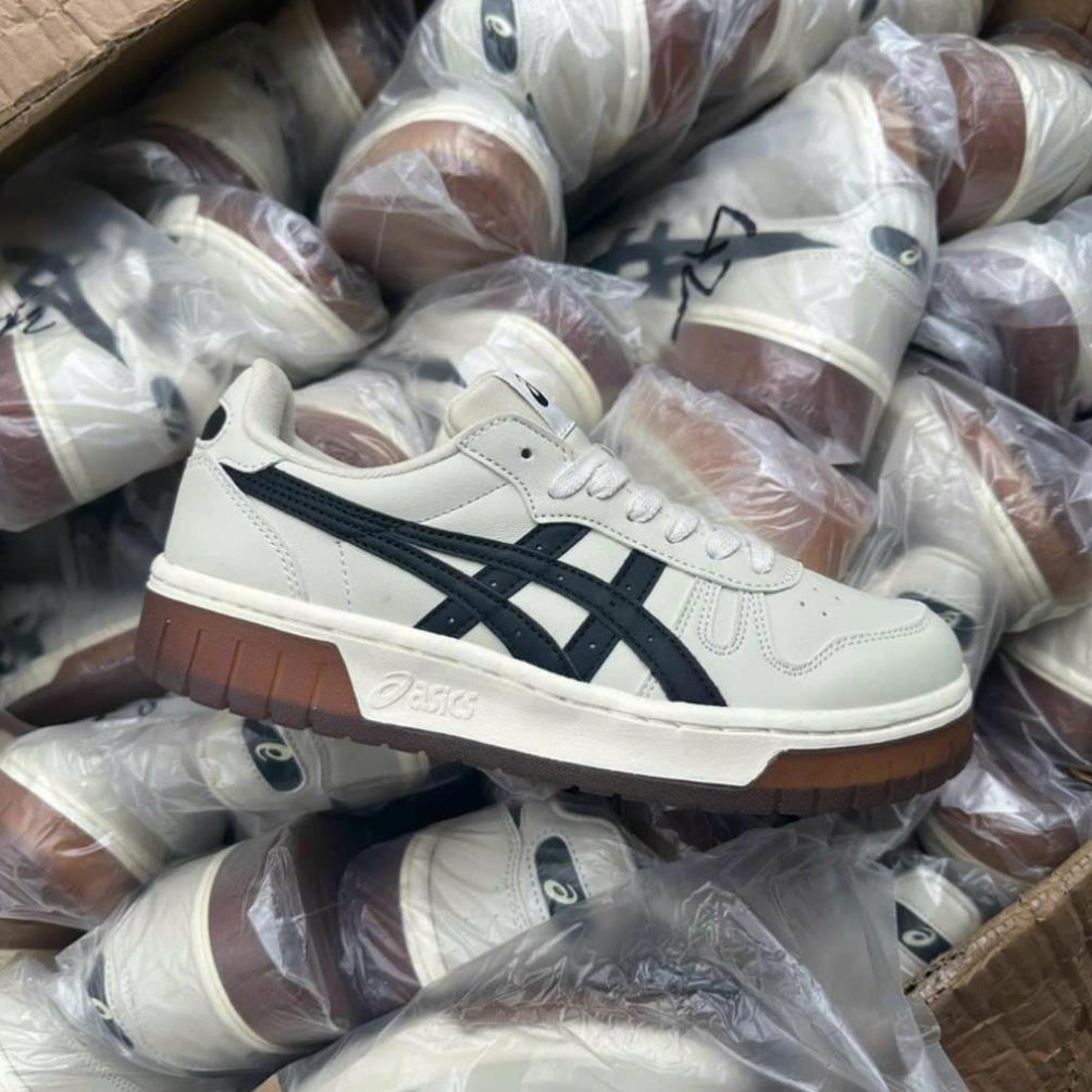 Giày Thể Thao Asics Court MZ Cream Black Gum Đủ Size Nam Nữ Bản Cao Cấp 2023