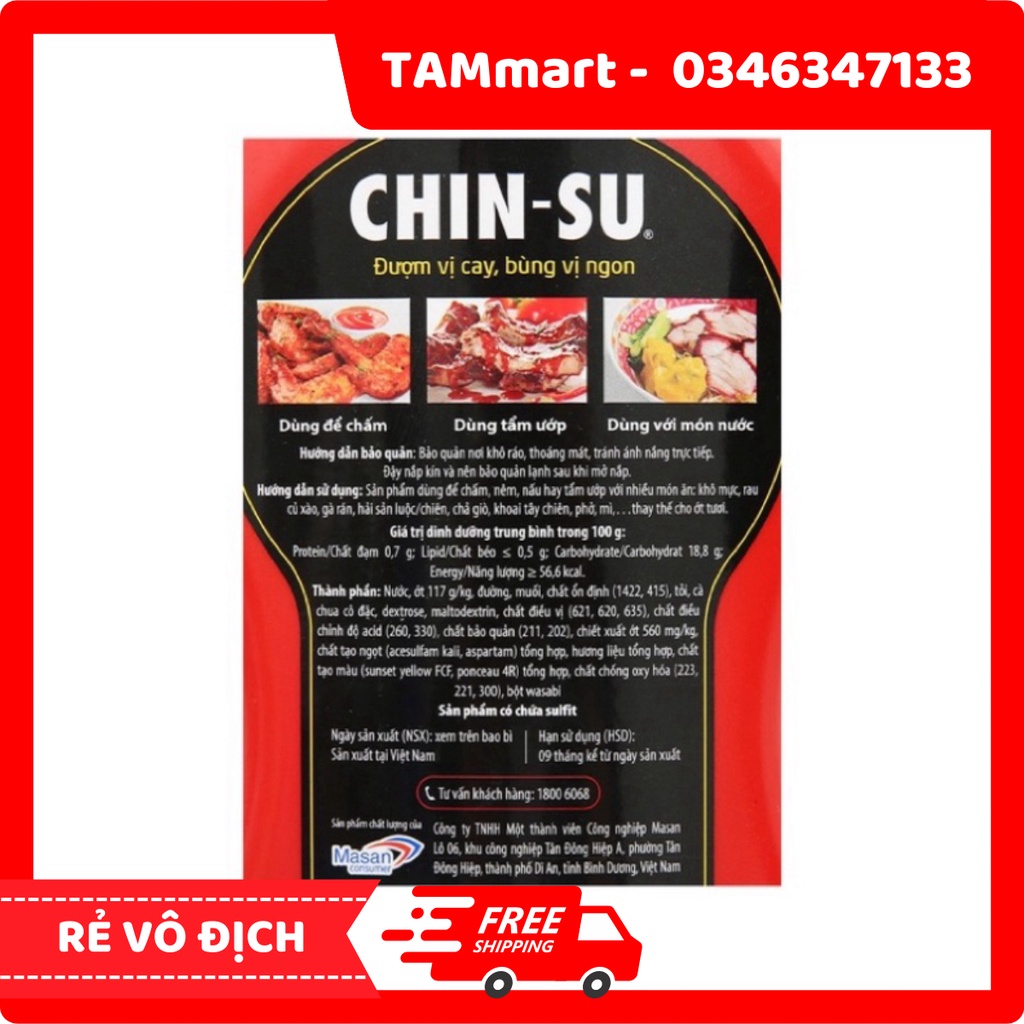 Tương ớt Chin-Su chai 1kg