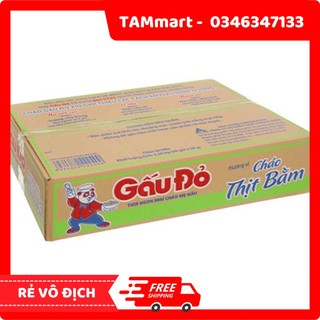 Thùng cháo gấu đỏ thịt bằm 50 gói