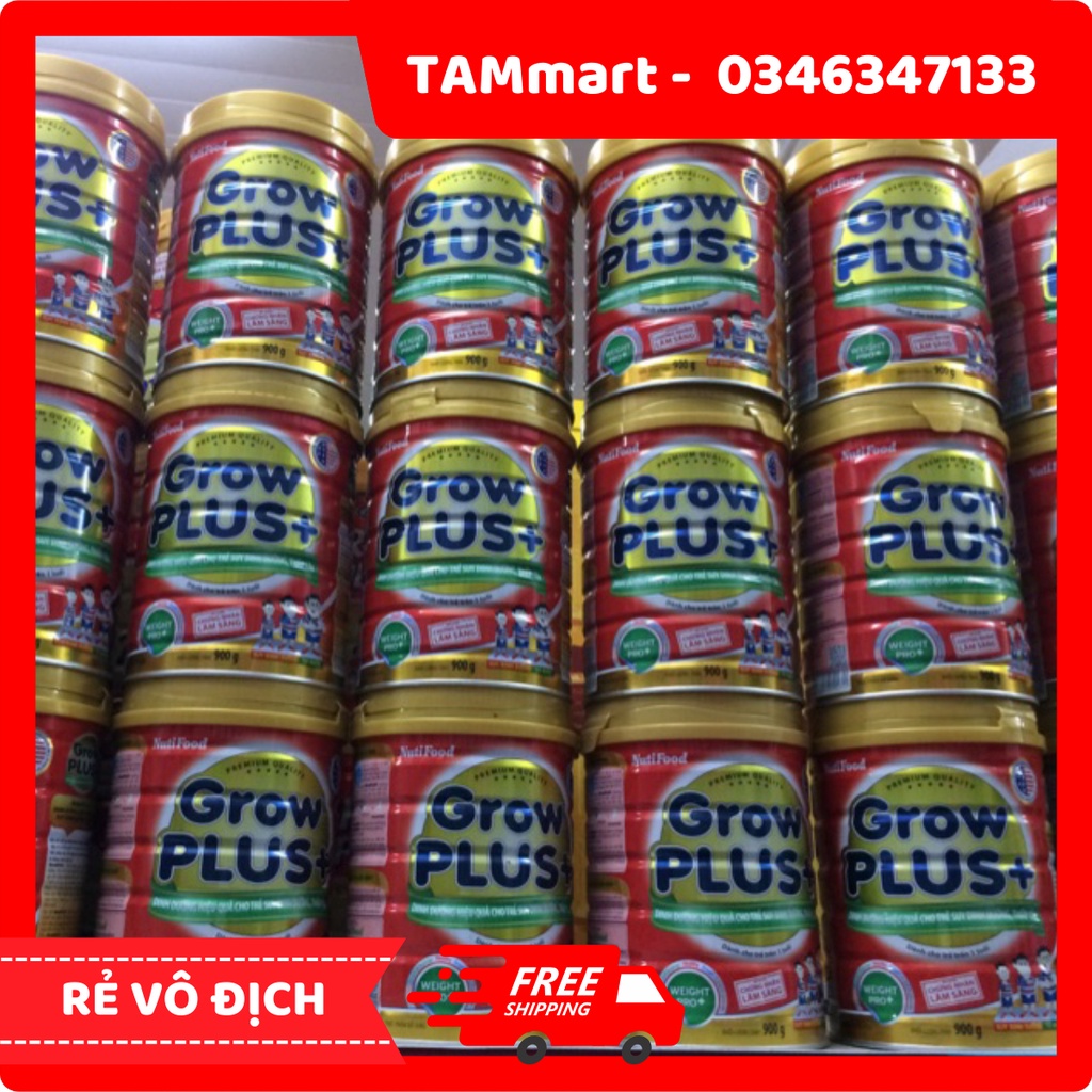 Sữa Bột Grow plus nutifood đỏ 900g ( Date 12/2024)