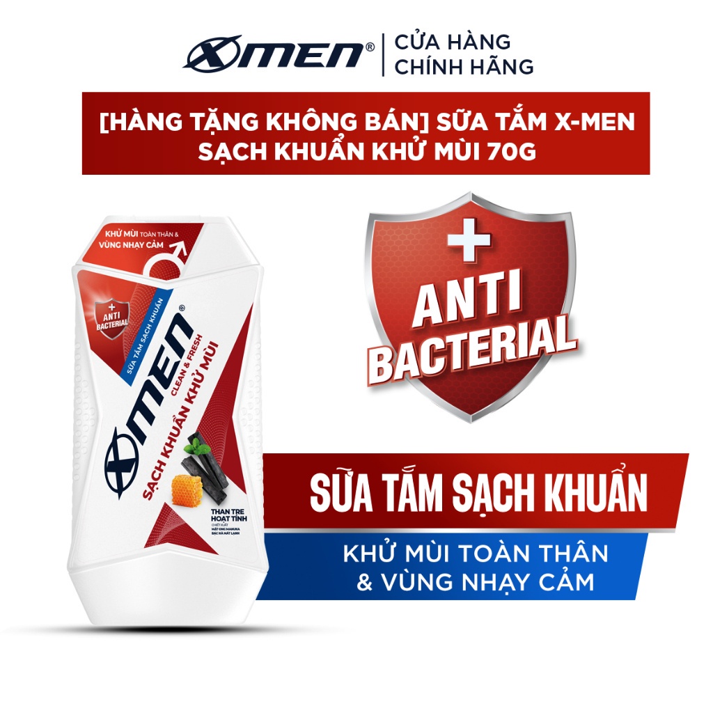 [Hàng tặng không bán] Sữa tắm Clean&Fresh Sạch Khuẩn Khử Mùi 70g