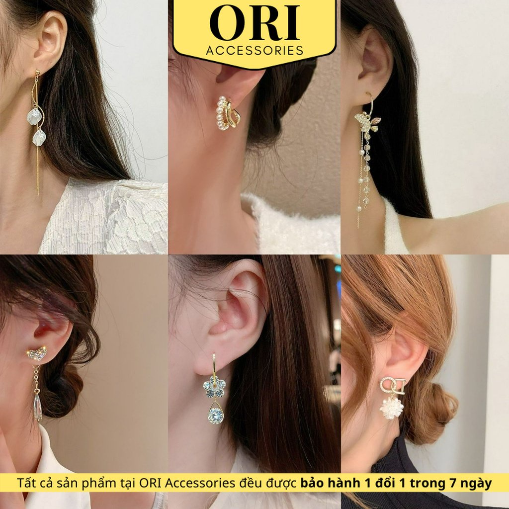 Bông tai nữ thời trang Hàn Quốc độc đáo tinh tế ORI ACCESSORIES B935