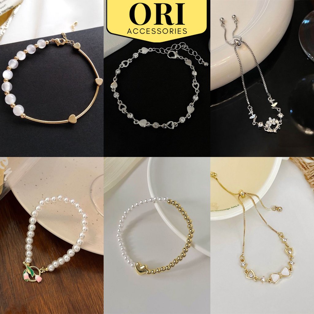 ORI Accessories Lắc tay nữ phong cách Hàn Quốc cá tính thời trang L951