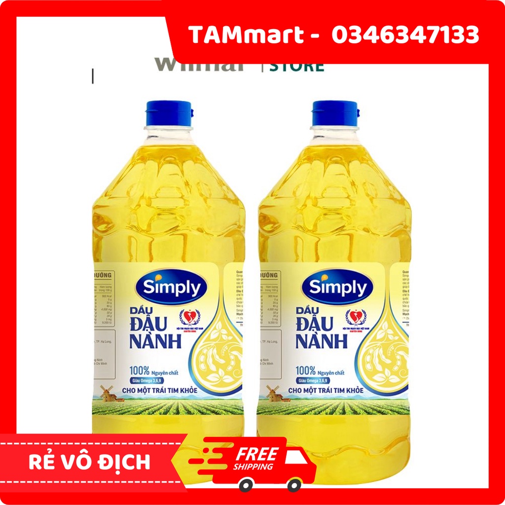 Dầu Ăn Simply 2lit