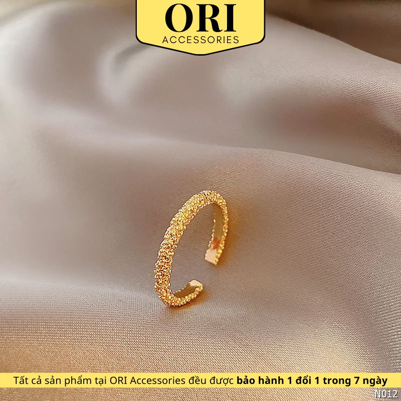 Nhẫn nữ Freesize đơn giản Hafwen tinh tế sang trọng ORI ACCESSORIES N012